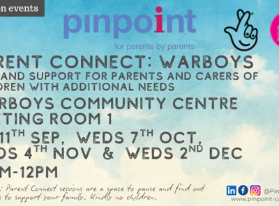 Parent Connect: meetings for parents and carers of children with additional needs